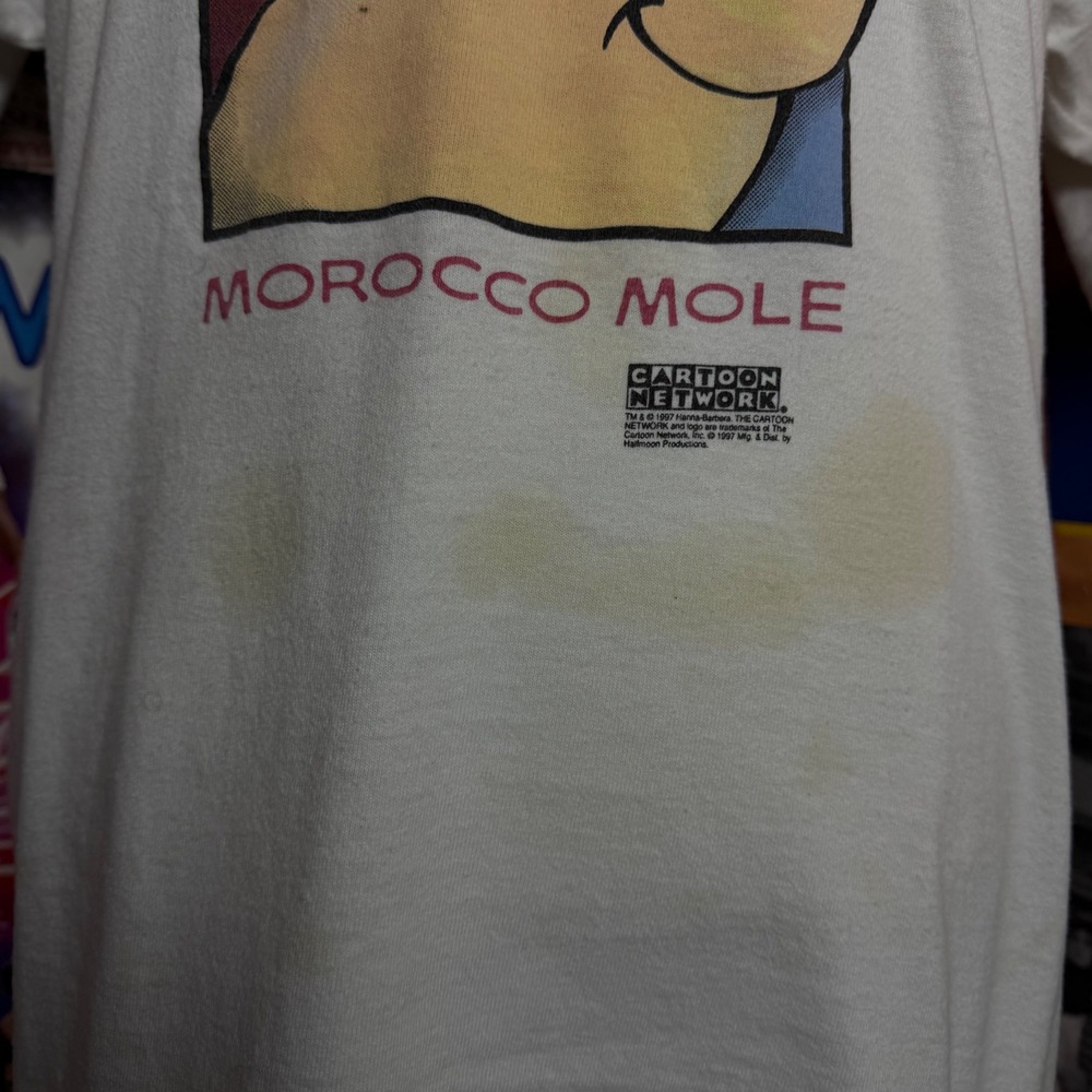 Vintage 1997 Secret Squirrel Morocco Mole Cartoon Network T Shirt Sz Medium - Picture 3 of 6